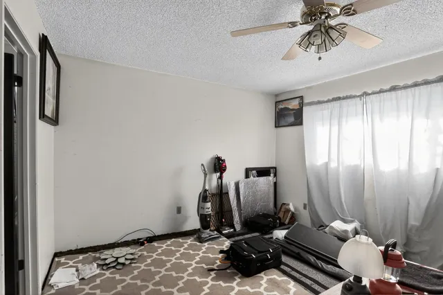 a room with gym equipment