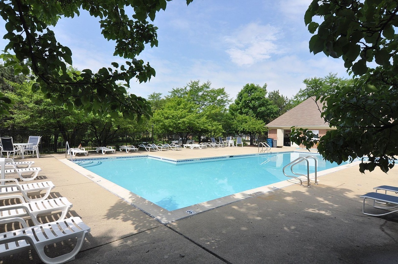 2891 Belle Lane, Unit 2891 Schaumburg, IL 60193 - Photo 21 of 25 a view of a swimming pool with a patio