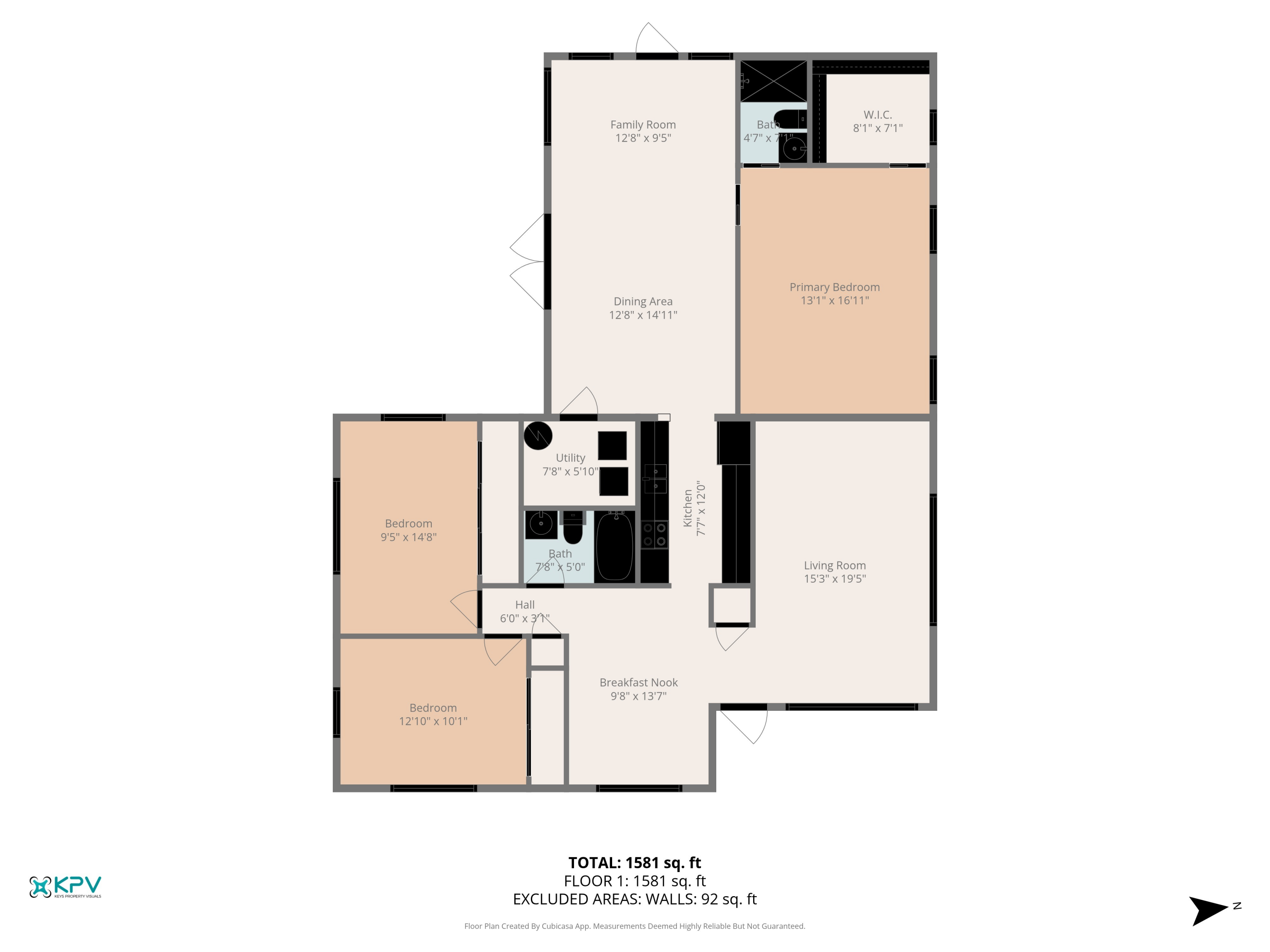 1014 17th Terrace Key West, FL 33040 - Photo 31 of 32 a picture of a floor plan