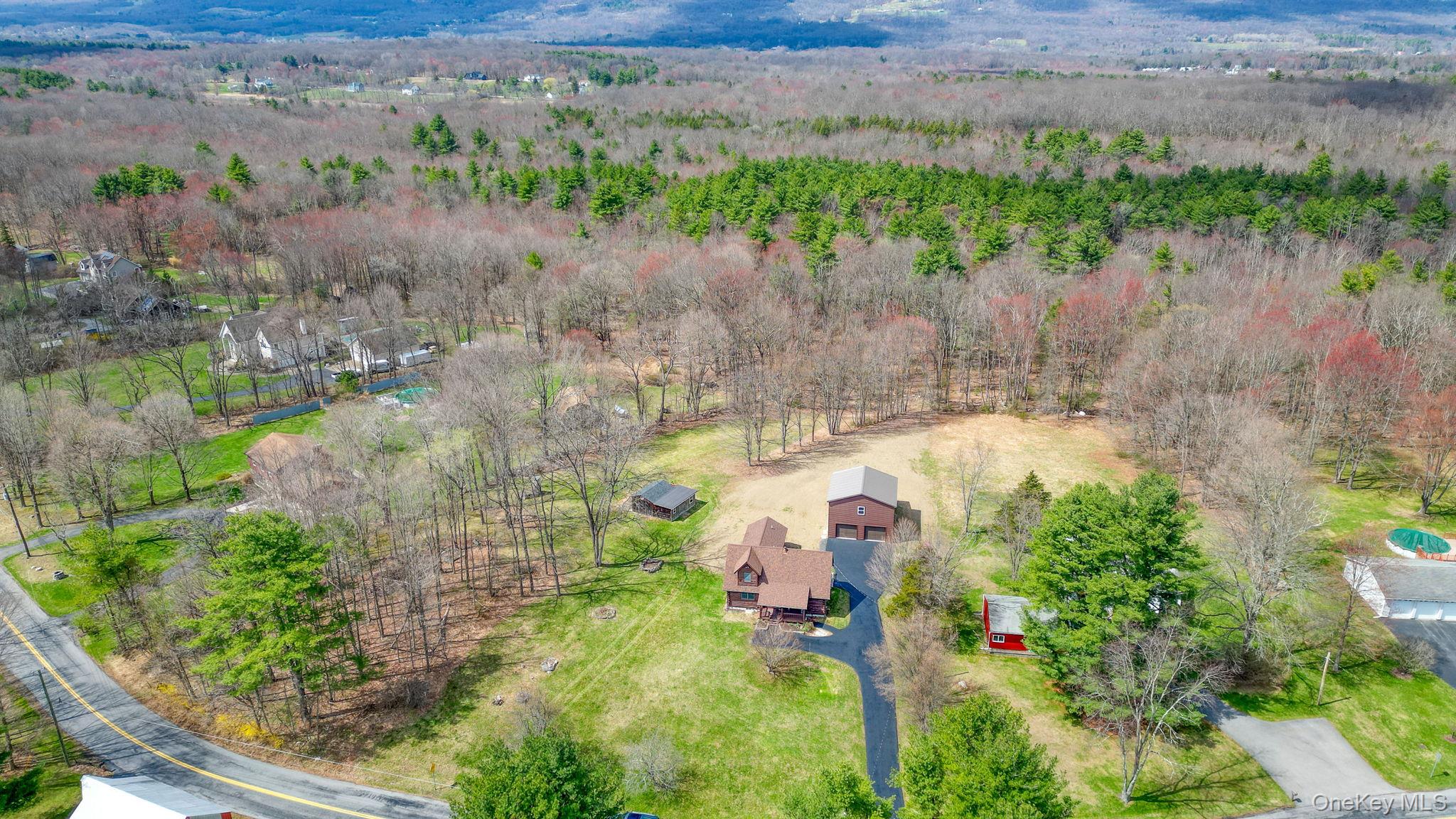 481 Dosen Road Middletown, NY 10940 - Photo 2 of 42 an aerial view of a house with a yard