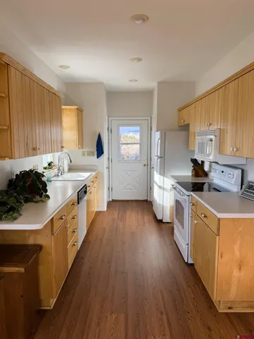 a view of an ocean and beach