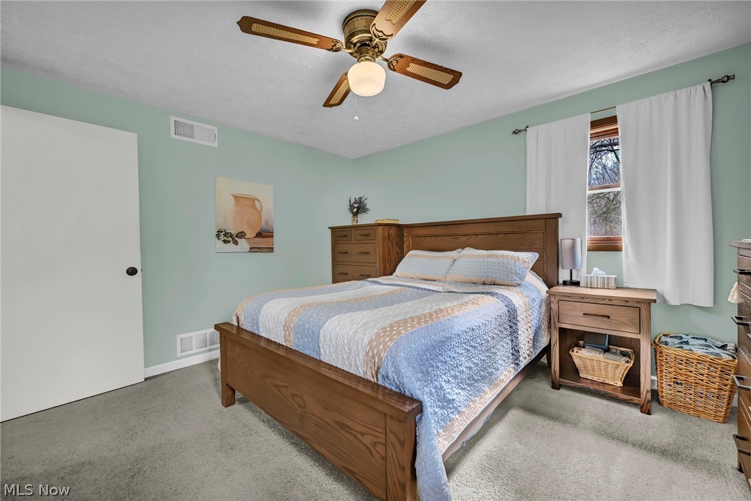 259 East Ohio Avenue Rittman, OH 44270 - Photo 21 of 41 Bedroom featuring light carpet and a ceiling fan