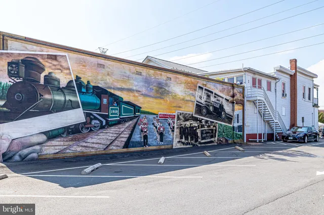 a car parked on the side of a road