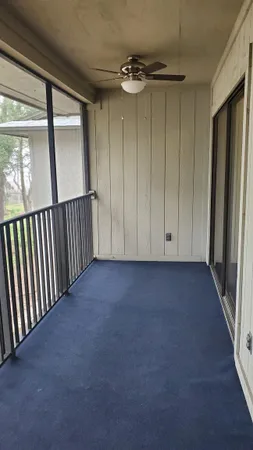 a view of hallway with window