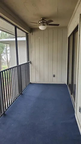 a view of hallway with window