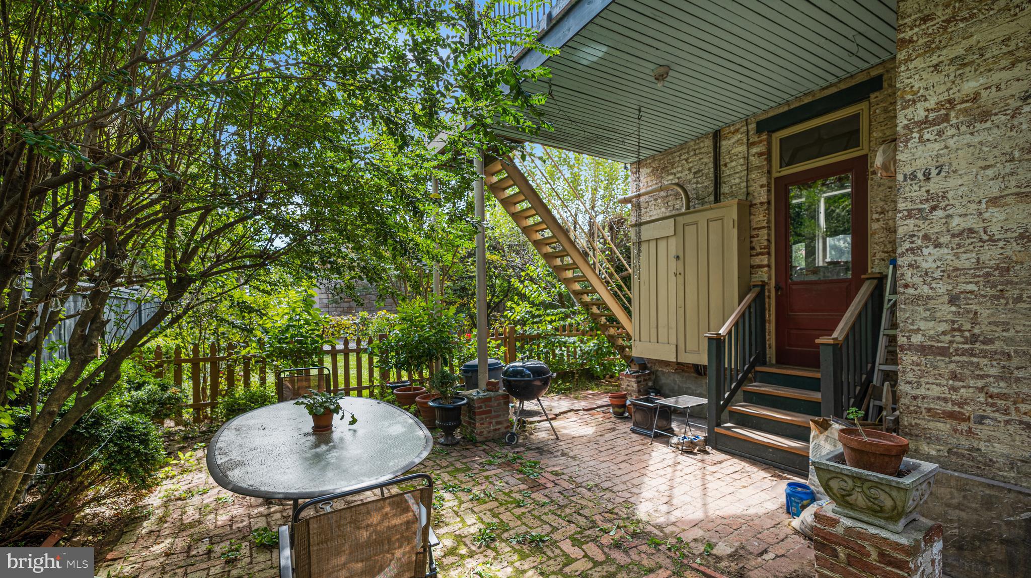 130 West 3rd Street Frederick, MD 21701 - Photo 23 of 52 REAR BRICK COURTYARD
