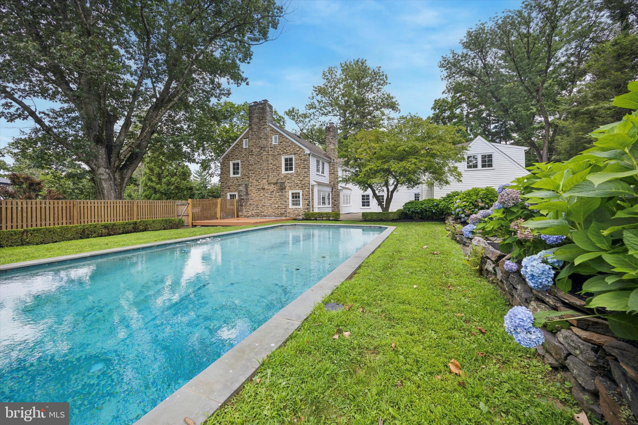 412 Righters Mill Road Narberth, PA 19072 - Photo 44 of 53 a view of a house with a yard