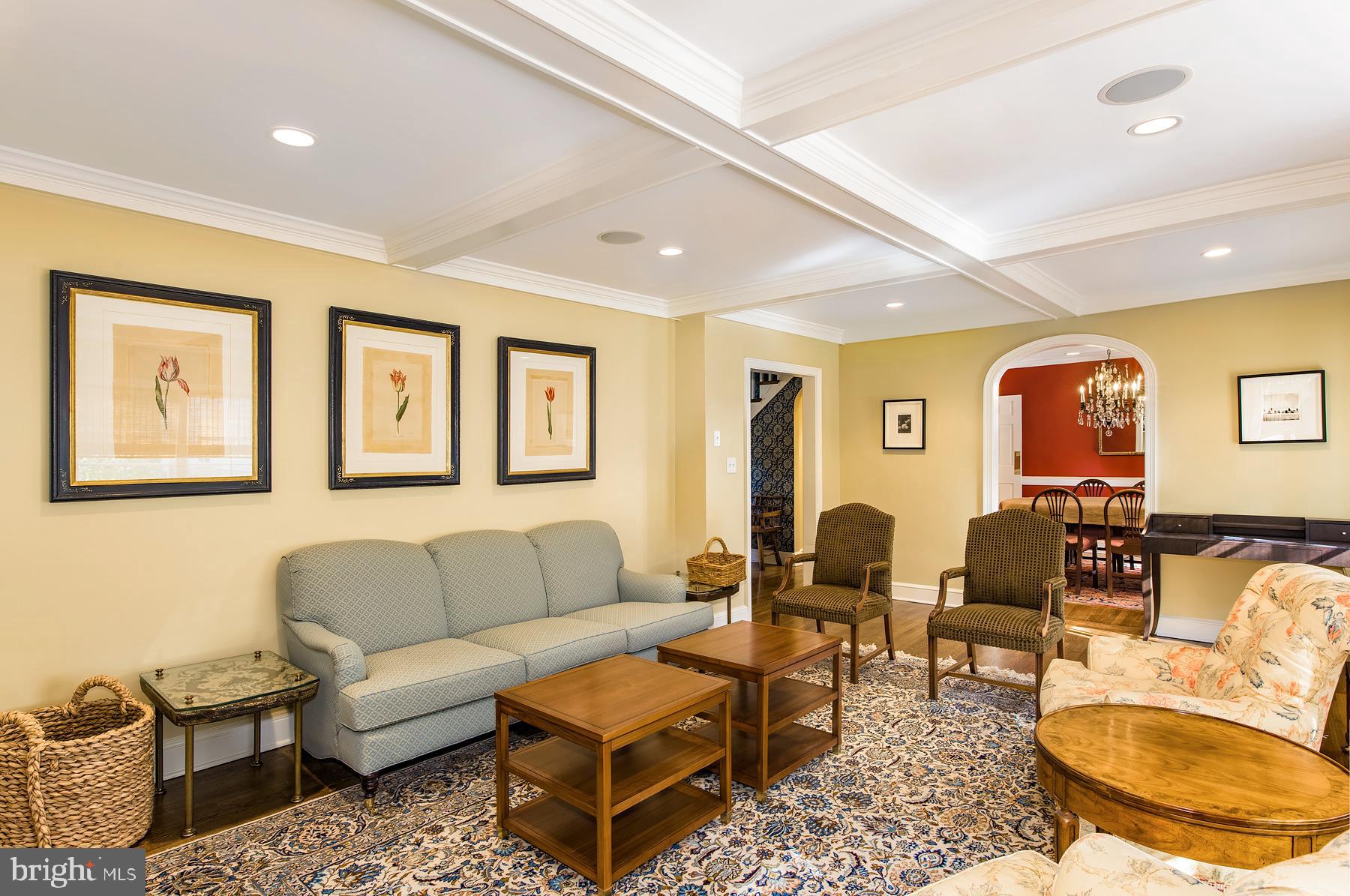 412 Righters Mill Road Narberth, PA 19072 - Photo 7 of 53 a living room with furniture and a rug