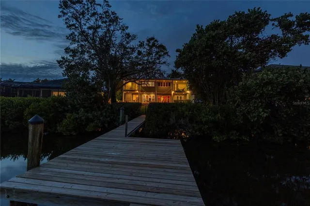 a view of a balcony and a potted plants