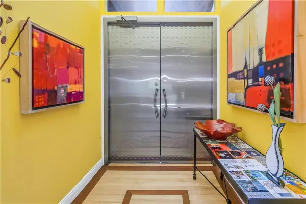 a living room with a couch