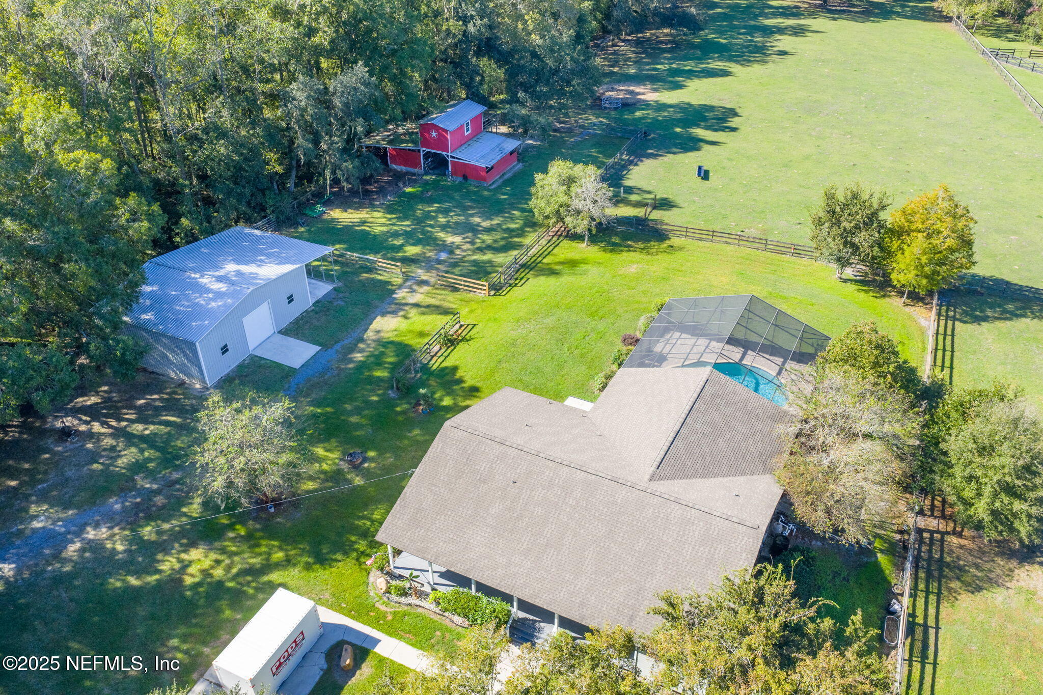 4299 Hawk Haven Road Middleburg, FL 32068 - Photo 94 of 101 Aerial View of Main Structures