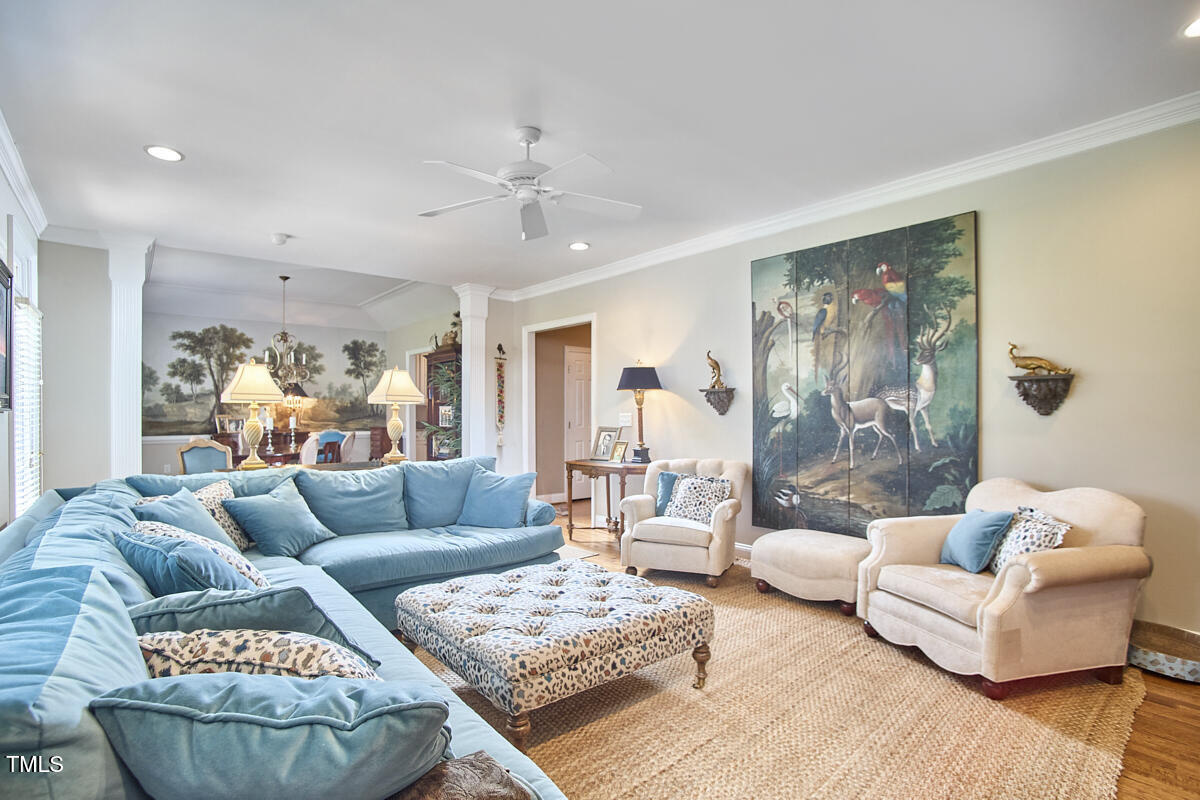 1344 Longleaf Drive Fayetteville, NC 28305 - Photo 22 of 46 a living room with furniture and a couch