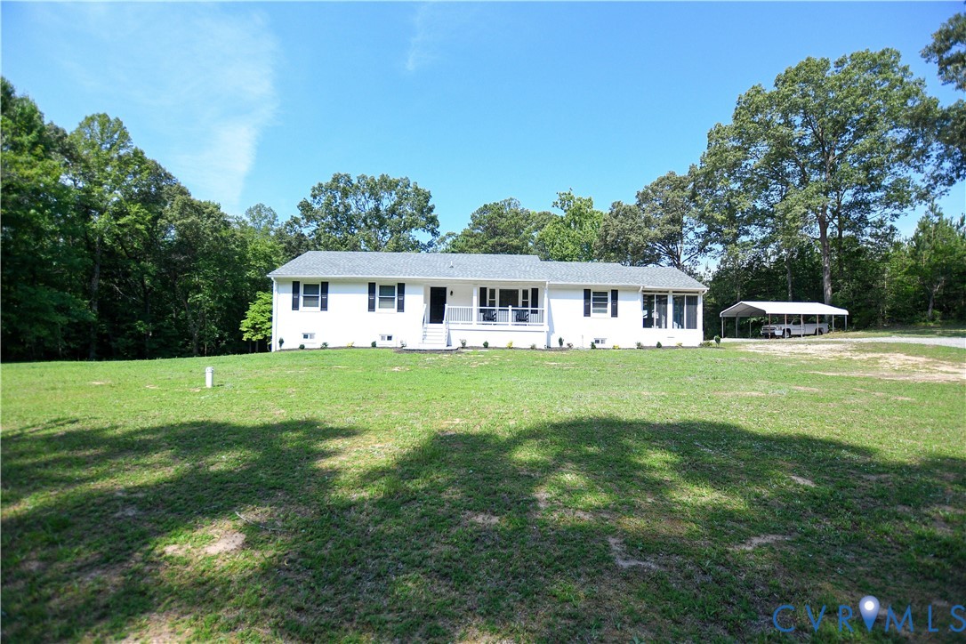 1448 Canterbury Road St. Stephens Church, VA 23148 - Photo 55 of 57 Ranch-style residence featuring a white exterior,