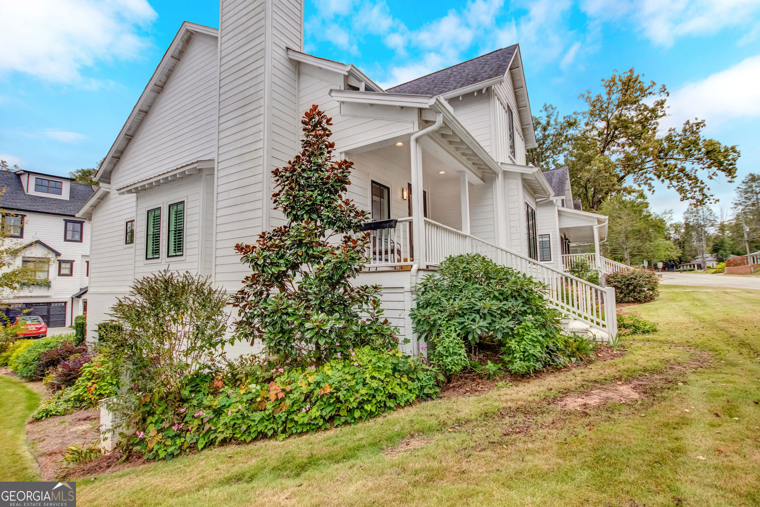 205 Flesner Court Clarkesville, GA 30523 - Photo 8 of 41 a front view of a house with garden