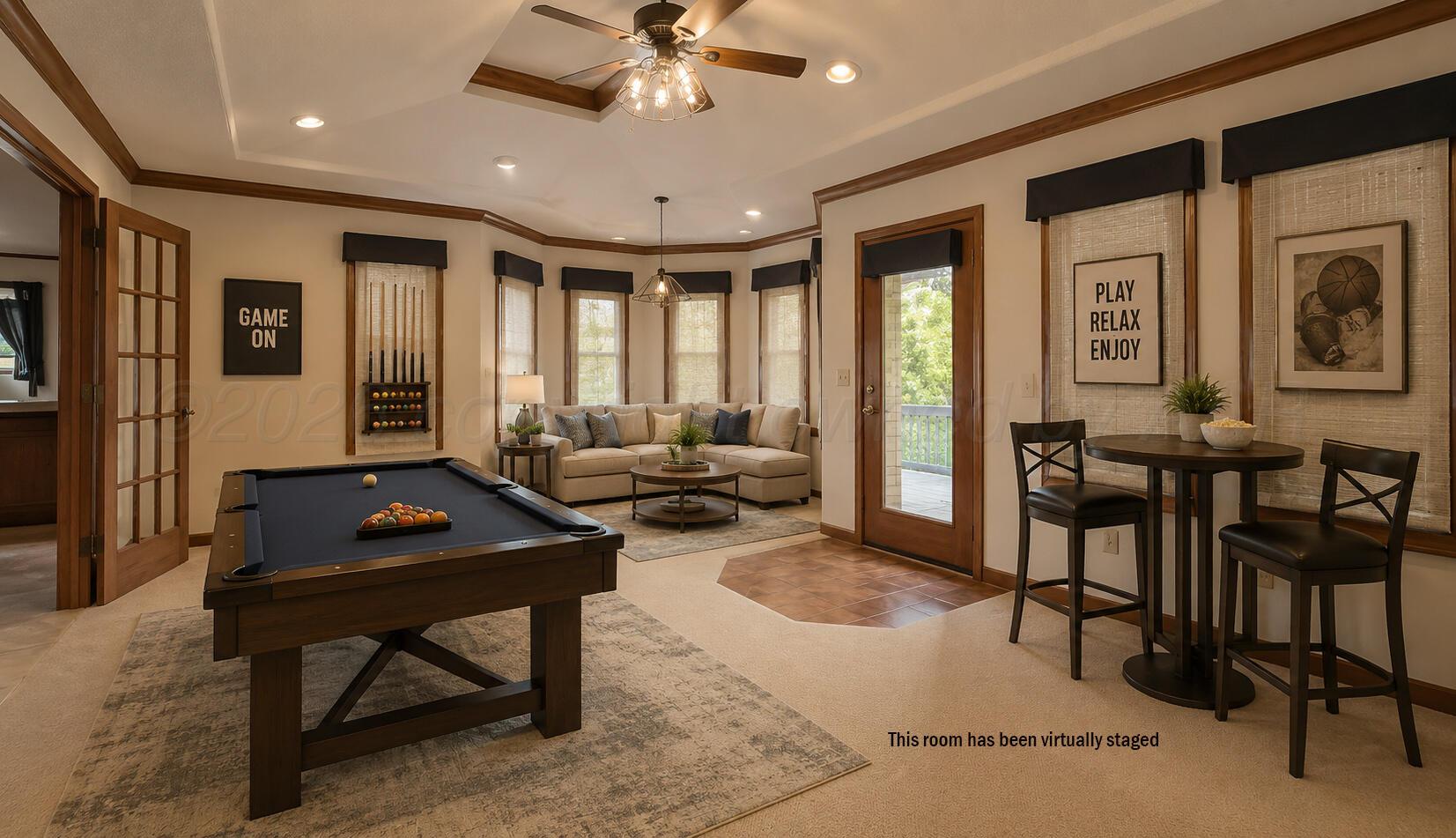 6907 Calumet Road Amarillo, TX 79106 - Photo 13 of 23 Game Room - Virtually Staged