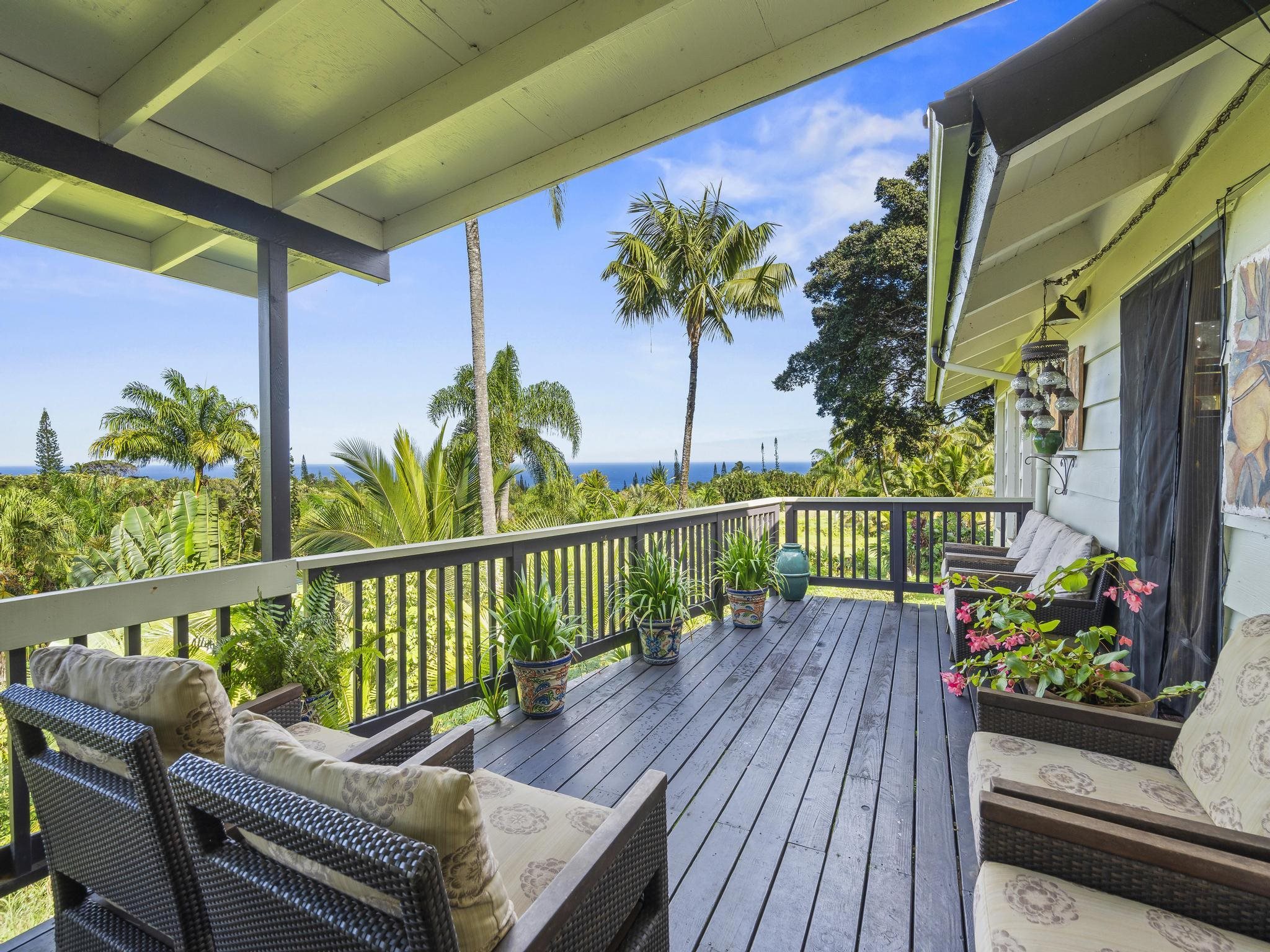 245 North Honokala Road, Unit A Haiku, HI 96708 - Photo 10 of 36 a view of a chairs on the roof deck