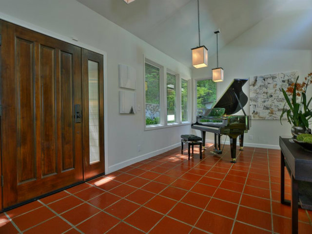 5500 Alpine Road Portola Valley, CA 94028 - Photo 6 of 24 a view of an entryway with wooden floor