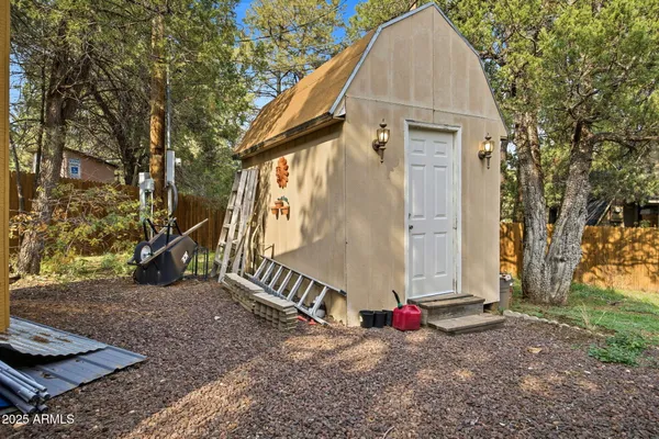 a view of outdoor space and shower