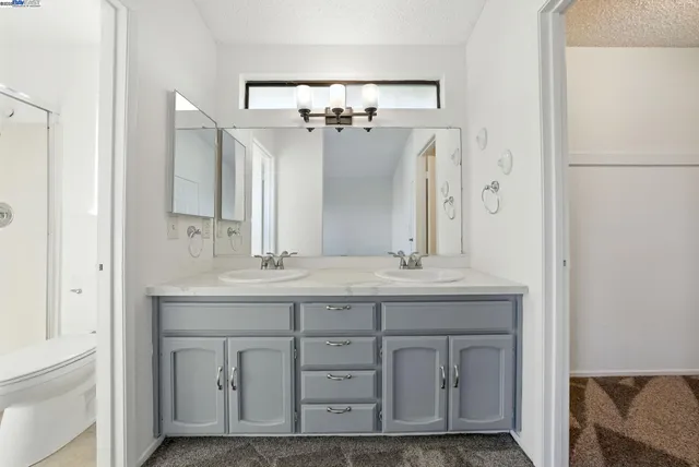 a bathroom with a shower a toilet and a window