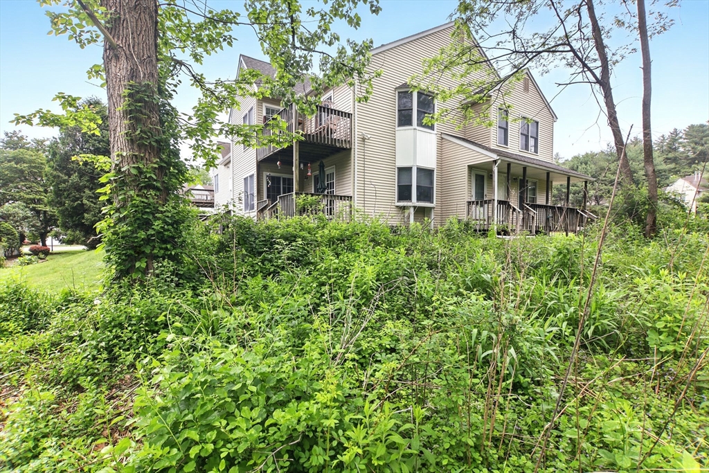 59 Castlegate Drive, Unit B Springfield, MA 01129 - Photo 38 of 42 a view of a white house with a large tree and plants