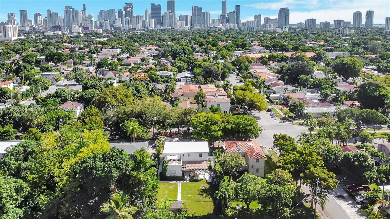 1242 Southwest 13th Avenue Miami, FL 33135 - Photo 33 of 42 an aerial view of a city with lots of residential buildings