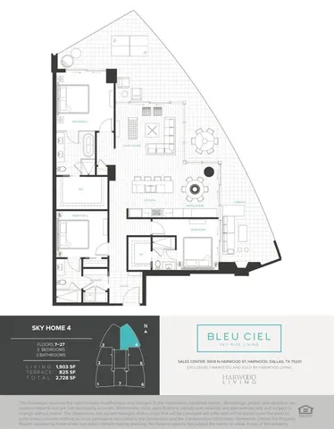 a view of a building from a window