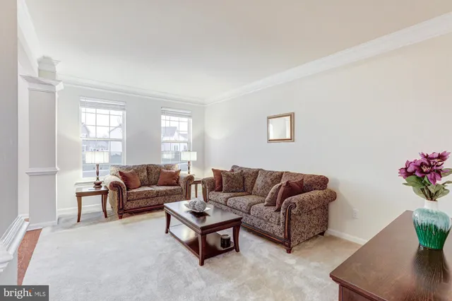 a view of a hallway with workspace