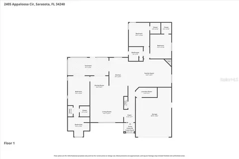 $479,900 | 2405 Appaloosa Circle, Sarasota, FL 34240