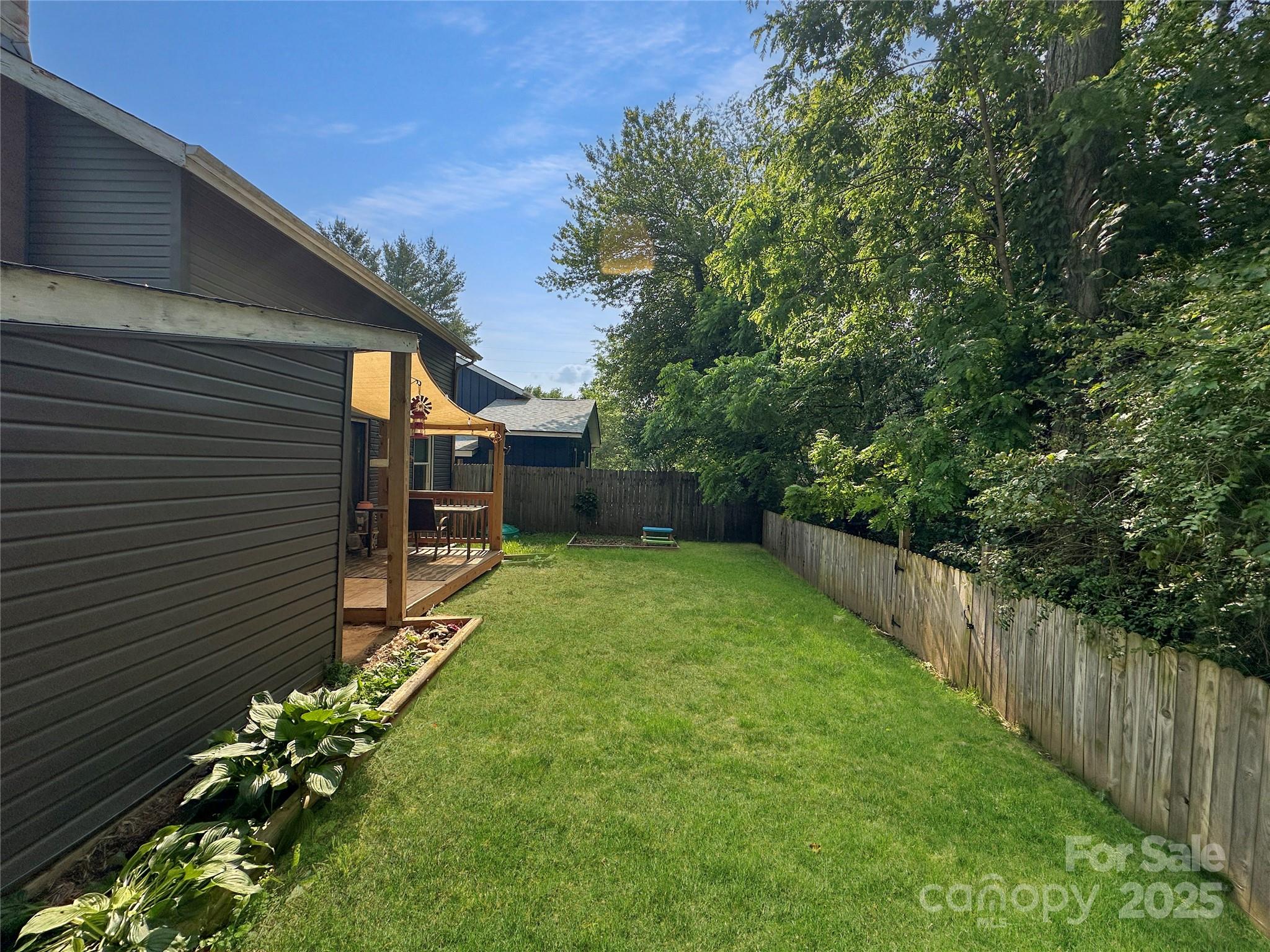 46 Westbrook Circle Clyde, NC 28721 - Photo 12 of 13 a backyard of a house with lots of green space