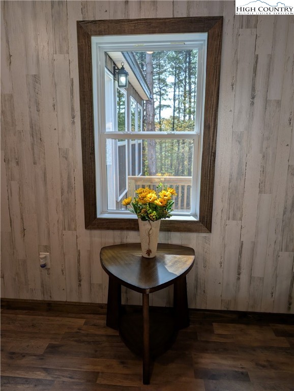 222 Doell Lane Sparta, NC 28675 - Photo 5 of 23 a room with wooden floor and potted plant