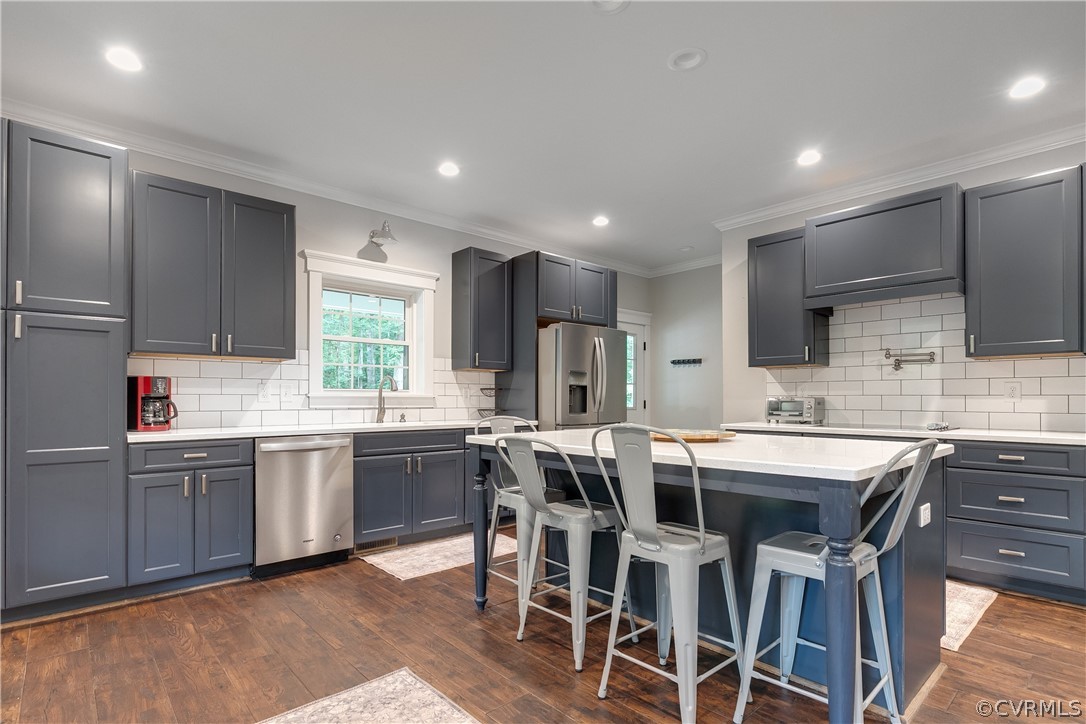 17137 Old Ridge Road Montpelier, VA 23192 - Photo 18 of 49 a kitchen with lots of counter top space and appliances