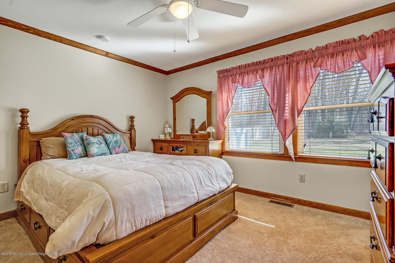31 Frank Applegate Road Jackson, NJ 08527 - Photo 30 of 36 a bedroom with a bed and a large window