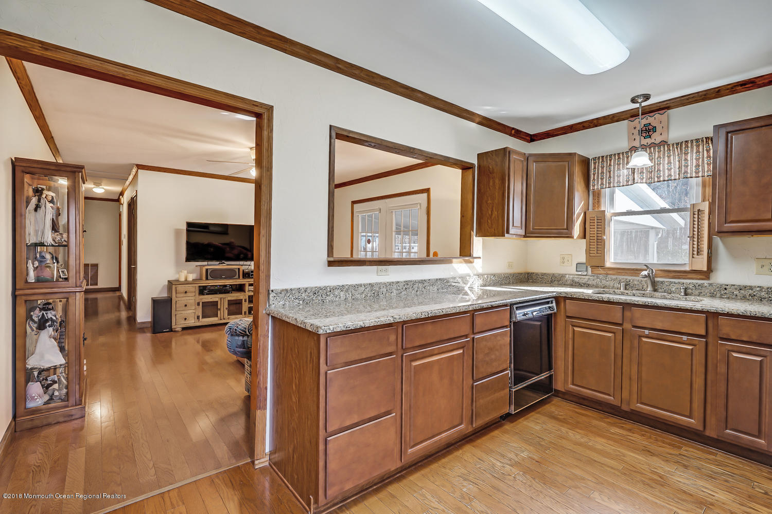 31 Frank Applegate Road Jackson, NJ 08527 - Photo 3 of 36 a spacious bathroom with a granite countertop sink and a large mirror