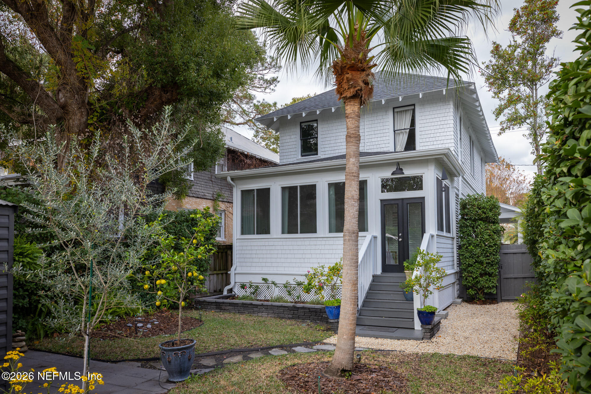 2326 Forbes Street Jacksonville, FL 32204 - Photo 49 of 55 a front view of a house with garden