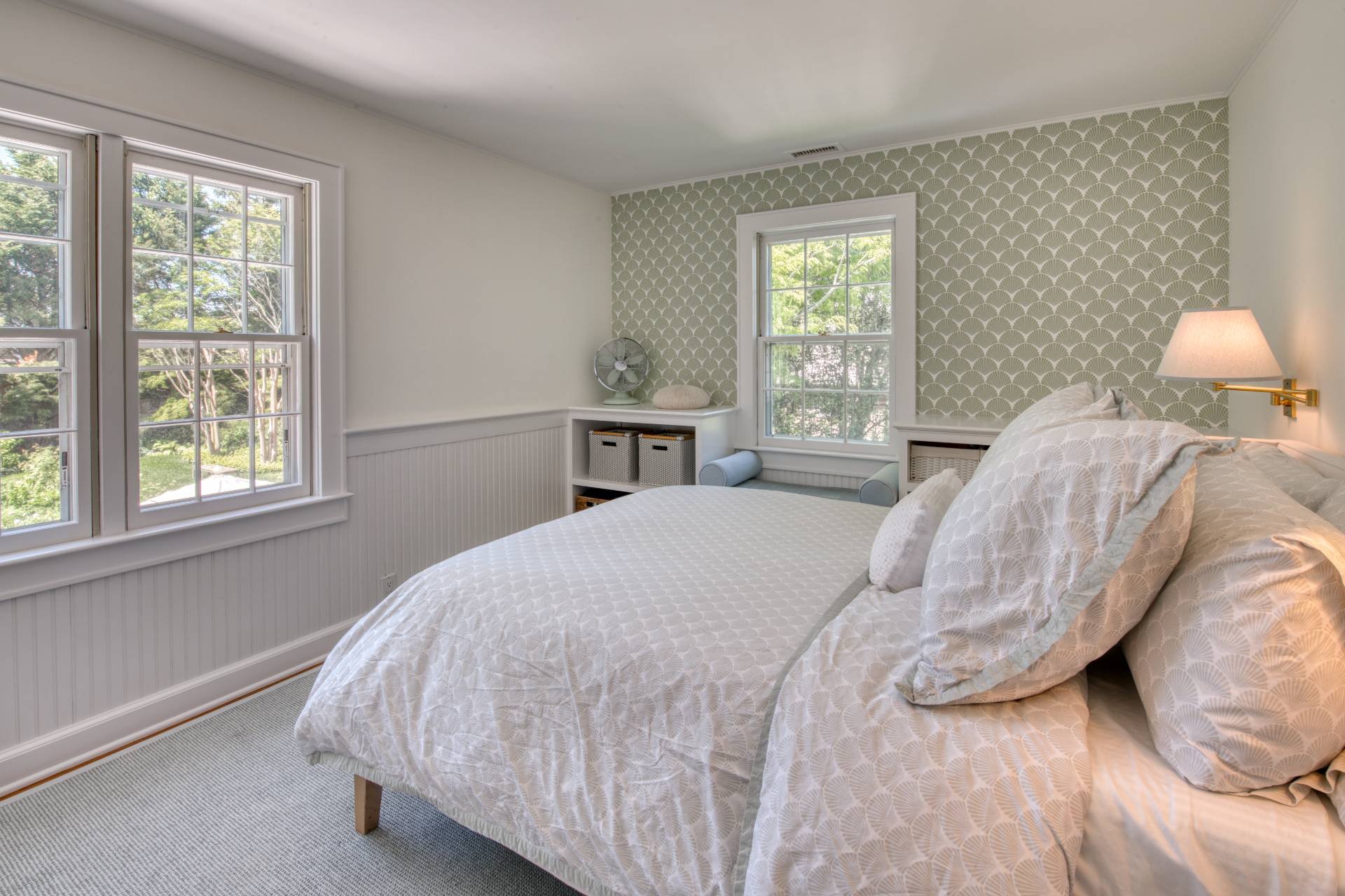 46 Westminster Road Water Mill, NY 11976 - Photo 18 of 28 a bedroom with a bed and a window