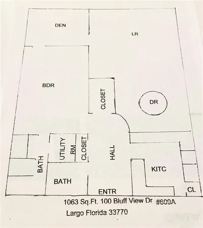 $280,000 | 100 Bluff View Drive, Unit 609A, Belleair Bluffs, FL 33770