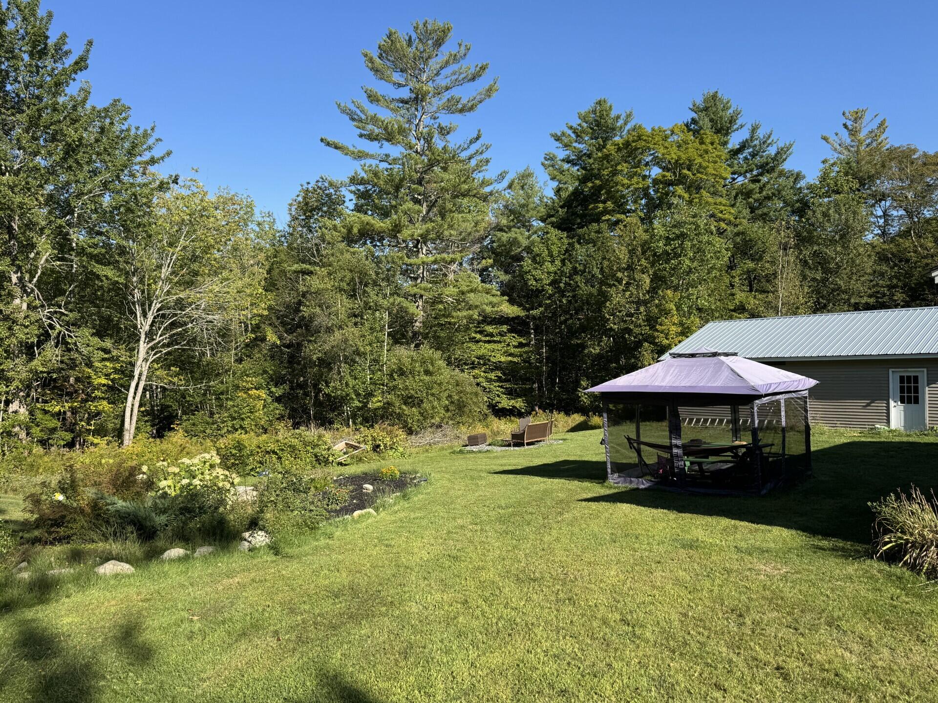 Private back yard