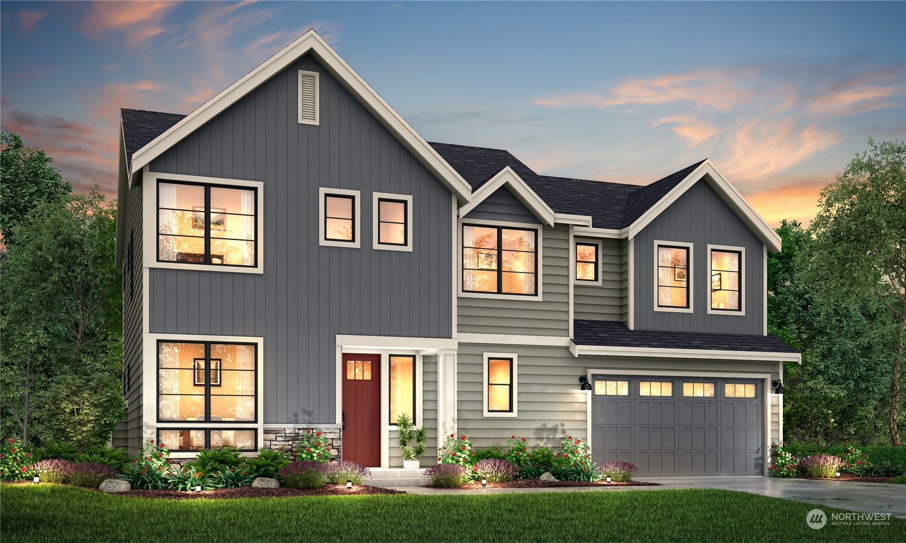 24326 43rd Drive Southeast Bothell, WA 98021 - Photo 1 of 35 a front view of a house with a yard and green space