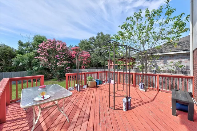 a view of a chairs on the roof deck