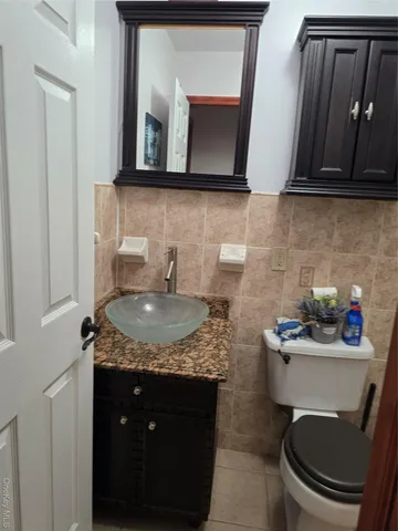 a bathroom with a sink and a toilet