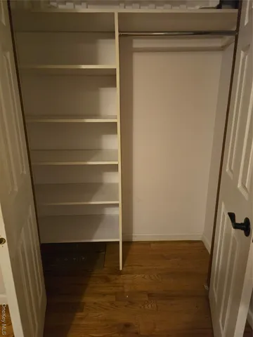 a view of walk in closet
