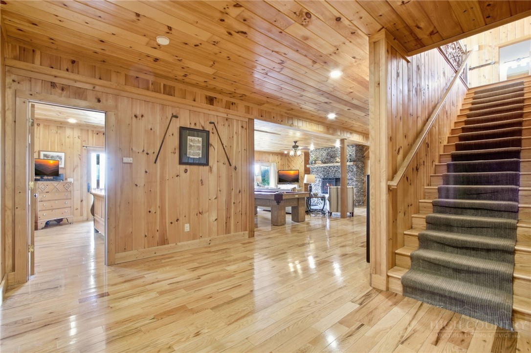 2081 Blackberry Road Boone, NC 28607 - Photo 32 of 45 a view of entryway and hall with wooden floor