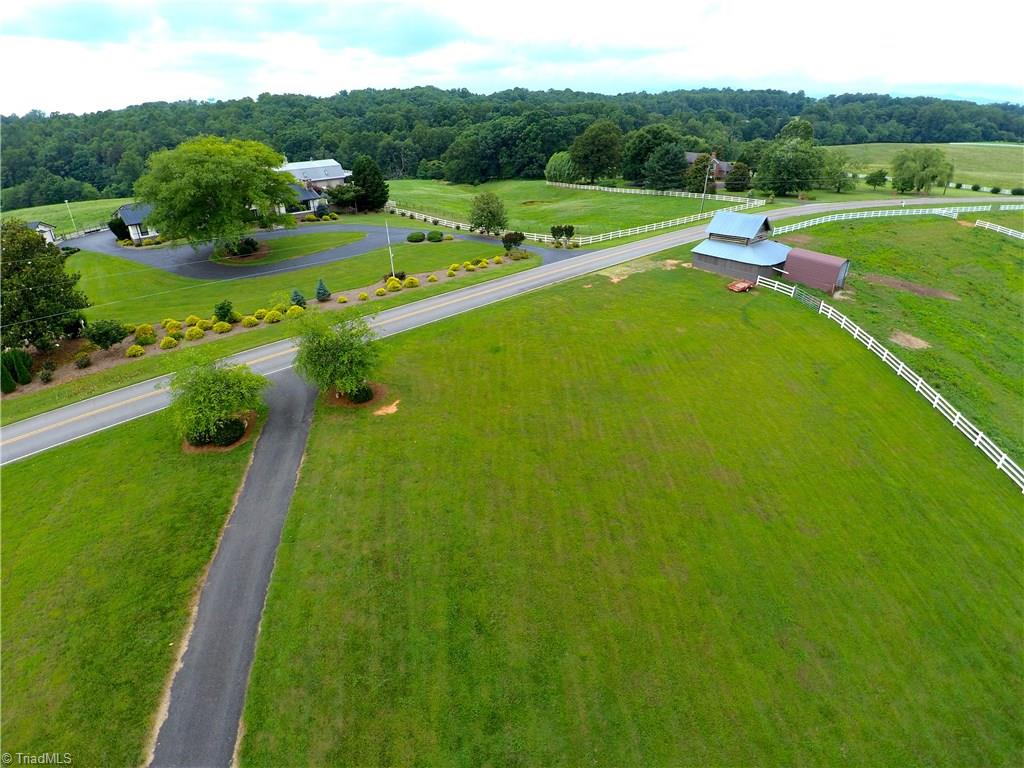 470 Crossingham Road Mount Airy, NC 27030 - Photo 7 of 30 aerial view, front yard looking out over Crossingham Rd