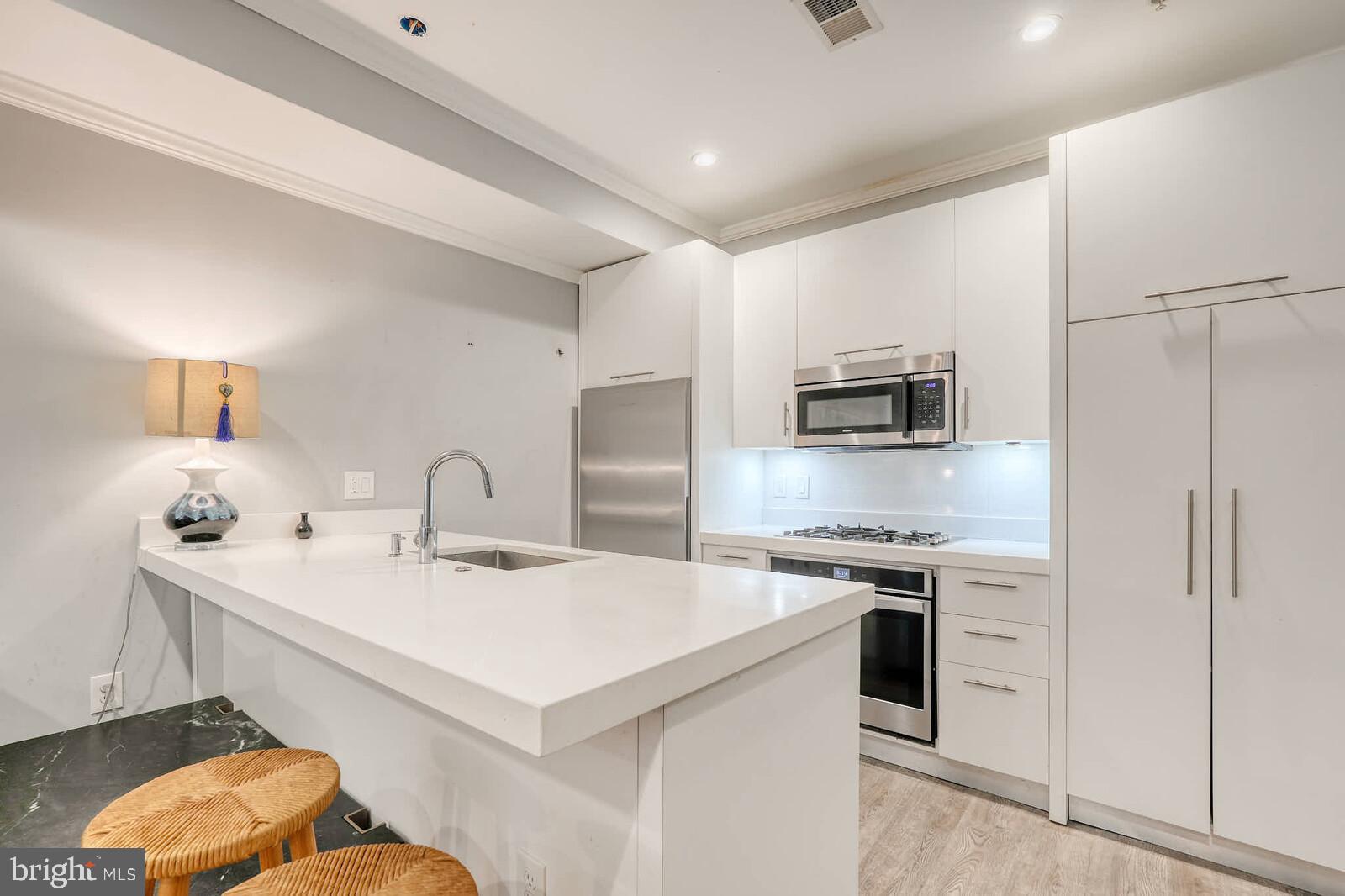 1461 Chapin Street Northwest Washington, DC 20009 - Photo 47 of 67 Sleek modern kitchen with elegant finishes.