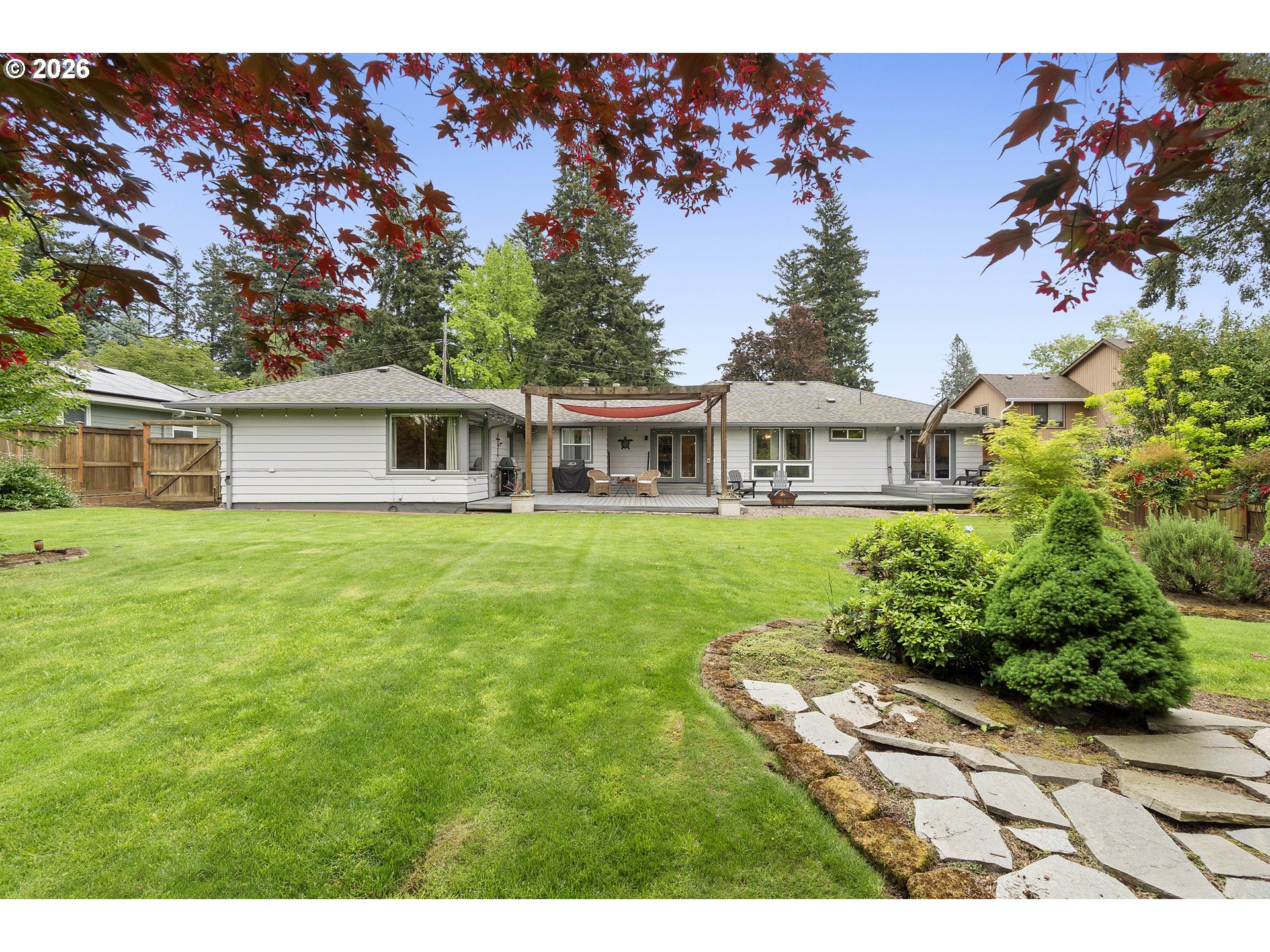 11465 Southwest 92nd Avenue Portland, OR 97223 - Photo 46 of 47 a house view with a garden space