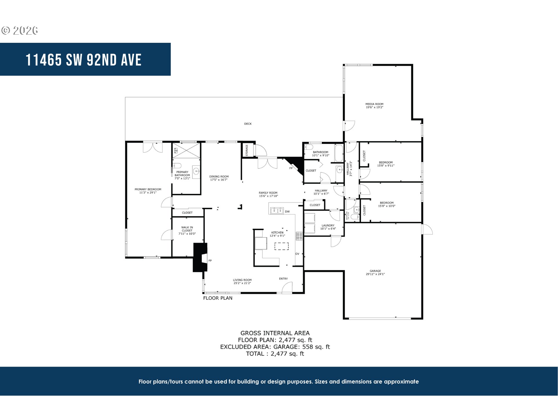 11465 Southwest 92nd Avenue Portland, OR 97223 - Photo 47 of 47 a picture of a floor plan
