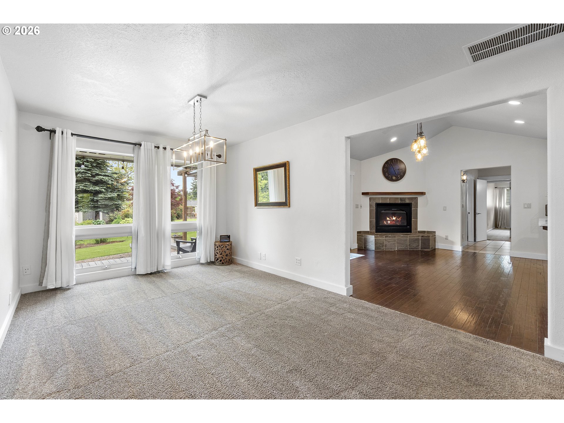 11465 Southwest 92nd Avenue Portland, OR 97223 - Photo 10 of 47 a view of a livingroom with a fireplace