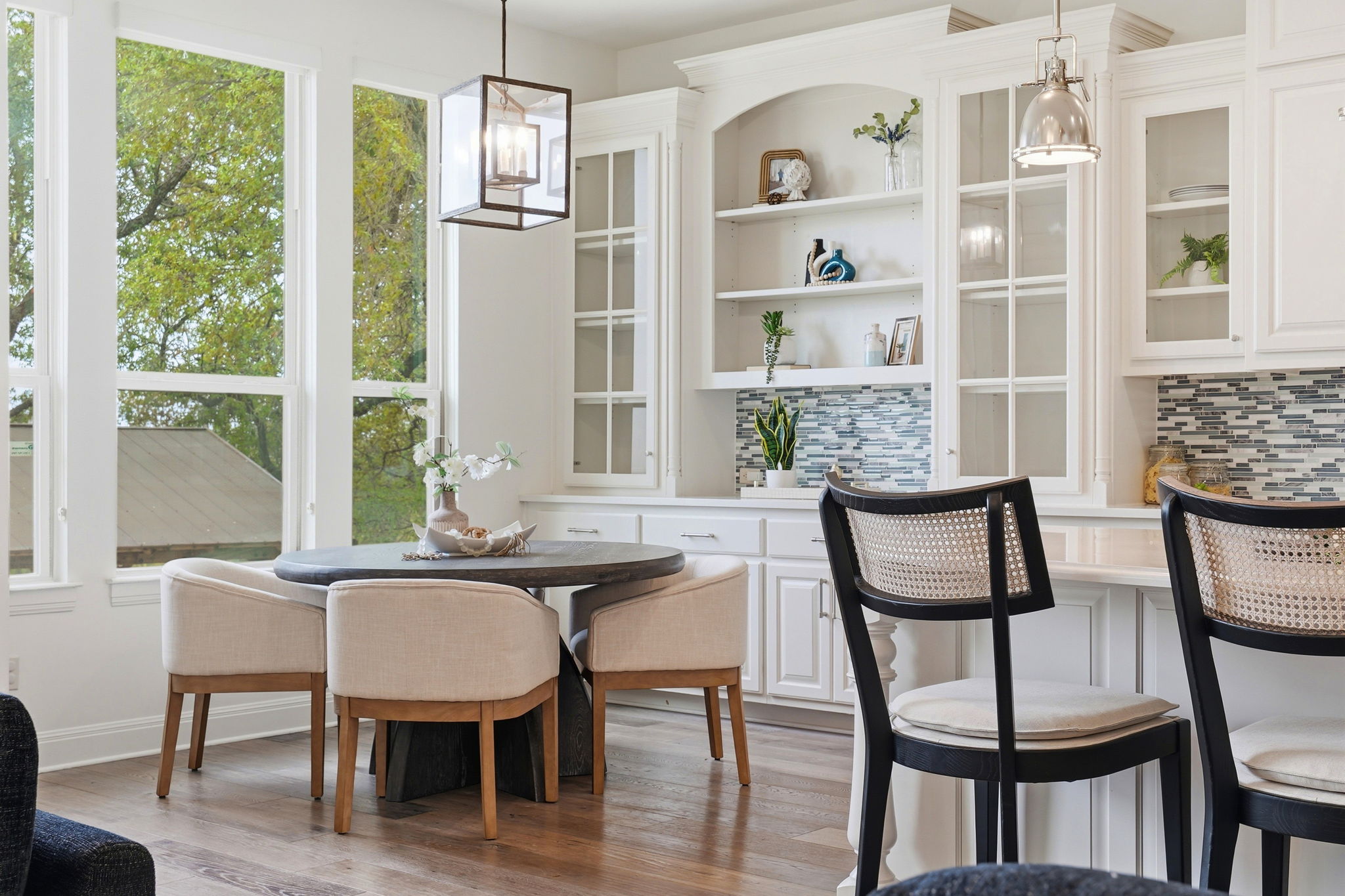 2420 Legend Trail Leander, TX 78641 - Photo 13 of 40 Sophistication in the details. This stunning built-in features arched detailing and glass cabinetry, the perfect place to display your favorite decor.