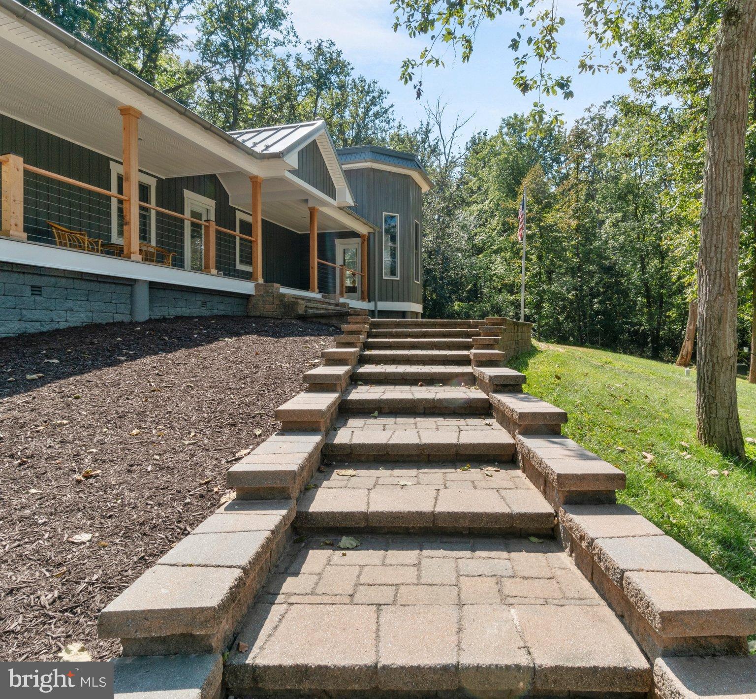 Charming pathway to a serene retreat.