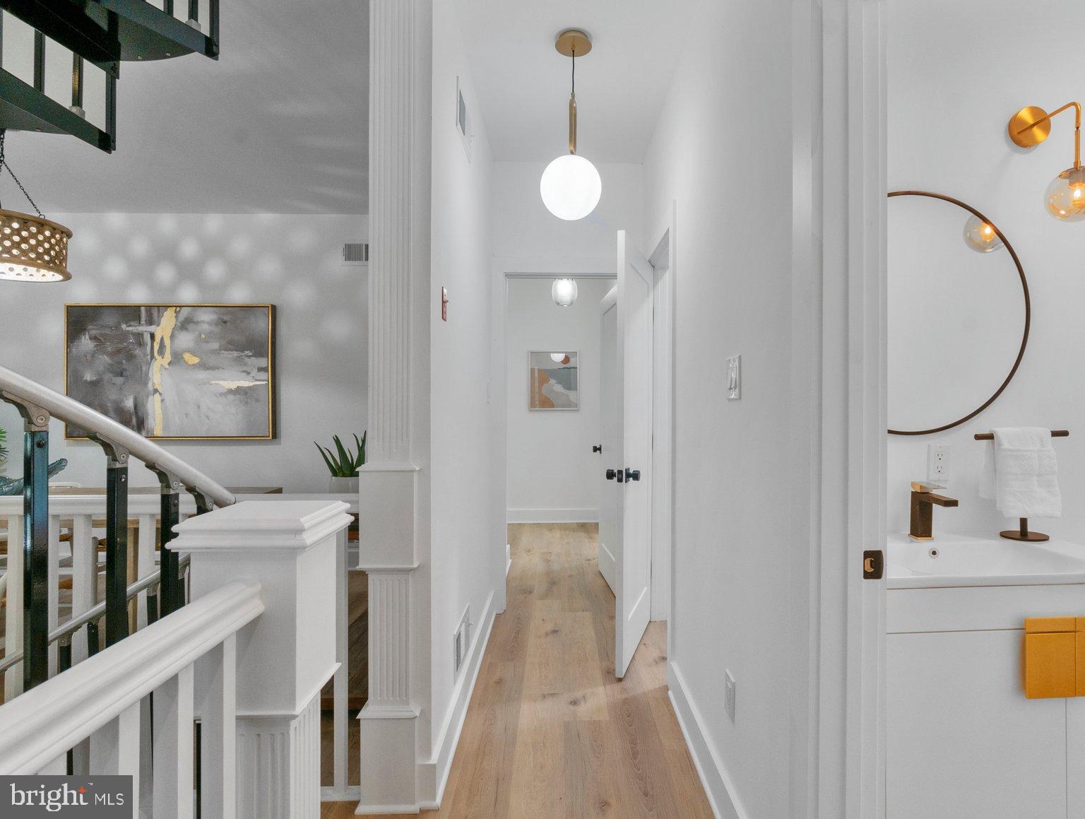 851 Bacon Hall Road Sparks, MD 21152 - Photo 27 of 50 Bright and airy hallway with modern accents.